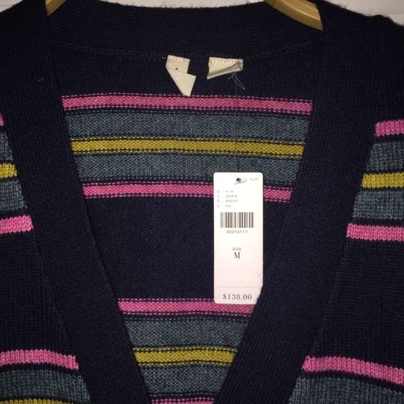 SOLD NWT anthro brand Moth Felted Posy Cardigan - Picture 6 of 8